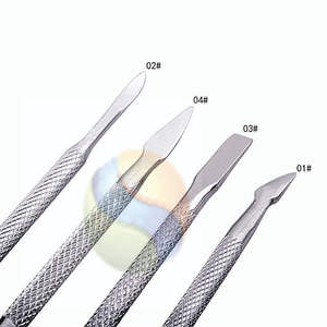 ที่ดันหนังกำพร้าสแตนเลสแบบสองด้าน พรีเมียม  รับทำโลโก้  อุปกรณ์เสริมความงาม  ที่ดันหนังกำพร้าสแตนเลสระดับมืออาชีพ - Product Image 6