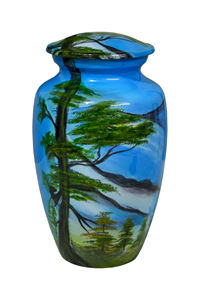 Nouvelle collection d'urnes en aluminium de conception classique de qualité supérieure, fournitures d'urnes de crémation pour cendres humaines - Product Image 5