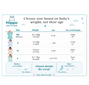 Practical Hippo Baby Swaddle Pink <b>Comfortable</b> Baby Sleep Sack Easy Swaddle Design for Newborn Infants - Product Image 3