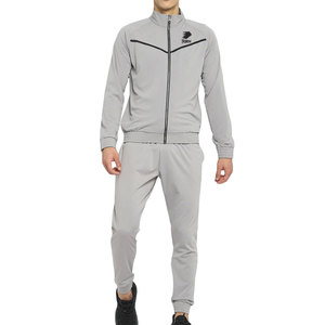 Conjuntos deportivos para hombre superventas, ropa deportiva informal personalizada de alta calidad, patrón sólido transpirable, 100% poliéster, secado rápido para - Product Image 1