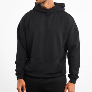 Sweat à capuche unisexe en flanelle épaisse 500 g/m², col rond, coupe régulière, imperméable, coupe-vent, couleurs/logo personnalisés, luxe double - Product Image 6