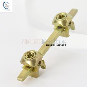 ครอสลิงค์ไทเทเนียมแบบแมนนวลอุปกรณ์เสริมกระดูกสันหลังระบบการผ่าตัดกระดูกสันหลัง - Product Image 2