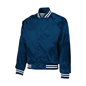 Vestes de baseball en satin personnalisées pour hommes Starter Jacket Bomber avec broderie du nom et du numéro de l'équipe - Product Image 4