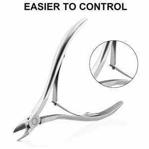 Meilleur coupe-cuticules à double ressort Coupe-cuticules haut de gamme Coupe-cuticules pour ongles Pince à ongles à pointe fine - Product Image 4