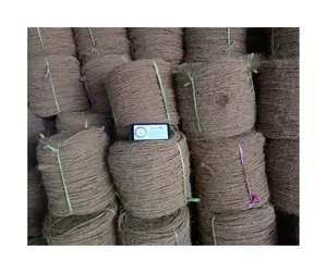 100% Best Quality Organic Coir Rope From Coco Fiber natural Coconut Curled Brow Factory Wholesale Good Price