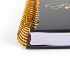 Custom Logo 2026 A5 A4 Black Spiral Weekly Wellness Goal Diary <strong>Journal</strong> <strong>Wedding</strong> <strong>Planner</strong> Notepad Workbook Notebook Printing - Product Image 4