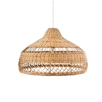 Abat-jour suspendus en bambou tressé acrylique de style moderne faits à la main, luminaires décoratifs pour plafond, villa, maison, économie d'énergie élevée