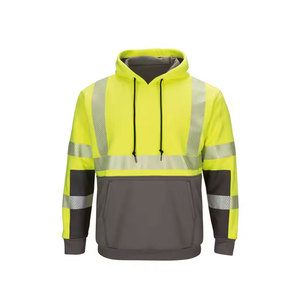 Sudadera de Seguridad de Invierno de Alta Visibilidad, 100% Algodón, Talla Personalizada para Hombre - Alta Calidad - Product Image 1
