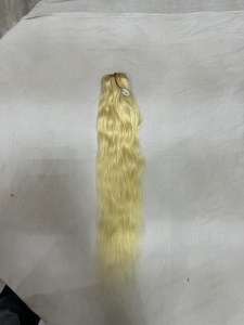 Extensiones de cabello Remy virgen brasileño teñido claro de primera calidad Estilo recto Raw Temple Trama de cabello humano blanqueado-¡Barato! Origen indio - Product Image 4