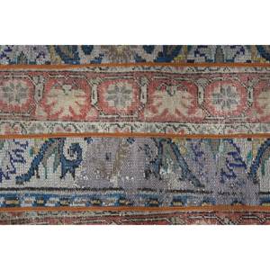 พรมขนสัตว์ตุรกีผืนใหญ่3.1ft สีฟ้าแดงคลาสสิกพรมทอลายนามธรรมสี่เหลี่ยมผืนผ้าสำหรับทางเดินพรมห้องยางพารา - Product Image 5