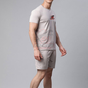Conjunto de Pantalones Cortos Transpirables, Ligeros y Duraderos para Uso en Exteriores, Diseño Personalizado, de Algodón, para Hombre, Conjunto de Verano - Product Image 2
