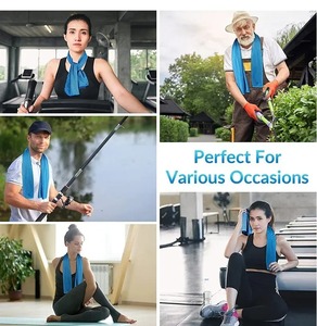 Deportes Yoga Gimnasio Golf Fitness Toalla de sudor con bolsillo con cremallera Algodón al aire libre Logotipo personalizado Toalla de microfibra de secado rápido - Product Image 6