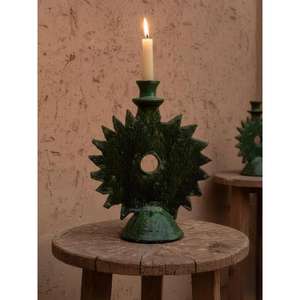 เครื่องปั้นดินเผาทามเกรตูร์ตทำมือจากโมร็อกโก เคลือบสีเขียว งานฝีมือเซรามิก ชามวินเทจ งานฝีมือเบอร์เบอร์ ของตกแต่งบ้าน ของขวัญ - Product Image 1