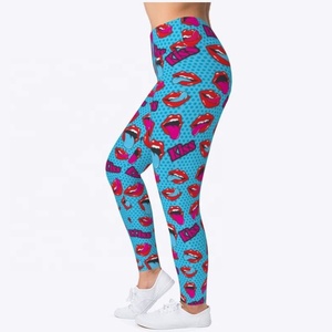 Pantalons de yoga et de danse à imprimé floral pour femmes, leggings de sport tendance pour femmes - Product Image 3