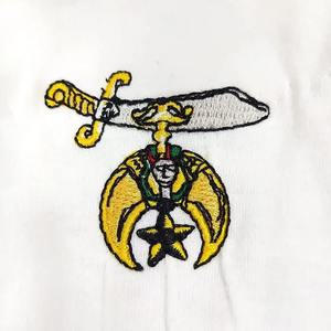 Professional Manufacturer's High Quality 100% Cotton Embroidered White <b>Gloves</b> Soft Eco-Friendly <b>Touchscreen</b> Masonic Mittens - Product Image 3