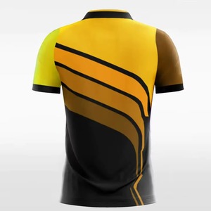 Nouveau design de maillot de football vierge, logo personnalisé, couleur personnalisable, 100% polyester, léger, antibactérien, séchage rapide, respirant, pour adultes, OEM - Product Image 6