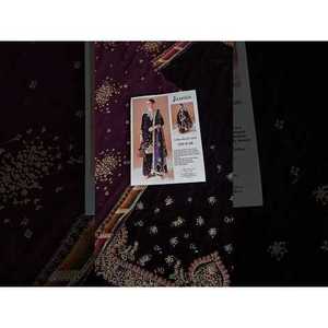 Conjunto de Traje Formal de Terciopelo Bordado para Mujer Jazmin CVF D-08 y TC-1403 - Product Image 2