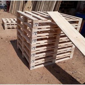 พาเลทไม้ธรรมชาติยูโรแบบหน้าเดียว4ทางสำหรับตลาดสหรัฐอเมริกา - Product Image 6