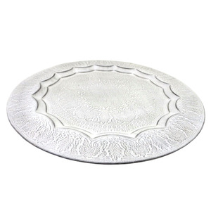 Plato Redondo de Latón Antiguo, Utensilios de Cocina, Platos Decorativos, Decoración Interior del Hogar, Suministros para Hotel, Restaurantes - Product Image 3