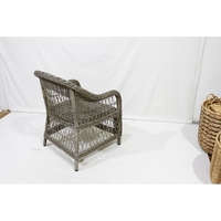 Fauteuil de jardin en polyrotin PE moderne et durable, meilleur prix du fabricant vietnamien, pour l'extérieur, le salon, la villa