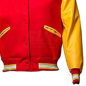 แจ็คเก็ตเลตเตอร์แมนแฟชั่นใหม่ปี 2026 ราคาประหยัด คอตั้ง โลโก้ด้านหน้า ผ้าฝ้าย 100% แจ็คเก็ตฤดูหนาวราคาสมเหตุสมผล - Product Image 4