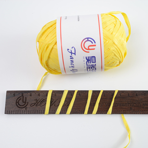 Nouveau design 100% fil fantaisie en <span class=keywords><strong>raphia</strong></span> de rayonne au crochet pour le tricot - Product Image 6