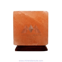 Lampe en sel de roche USB en cristal naturel de l'Himalaya MRPL, sculptée à la main, multicolore, certifiée ISO9001, portable, 2,5x3,5 pouces, décoration d'intérieur
