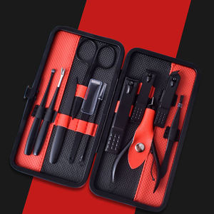 Sang Trọng Chuyên Nghiệp Xách Tay Thép Không Gỉ Làm Móng Tay Móng Chân Bộ 3-Trong-1 Nail Clipper Nhà Sử Dụng Đóng Gói Hộp Kim Loại Med - Product Image 2