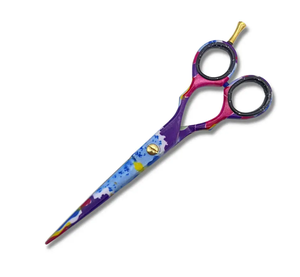 Ciseaux de coiffeur enduits de papier fantaisie ciseaux de coupe de cheveux ciseaux de Salon en acier en métal ciseaux de salon de beauté professionnel - Product Image 4