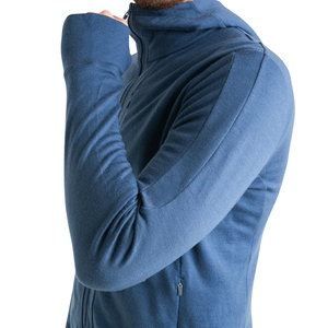 2025 hommes haute qualité hiver Ski costume respirant demi fermeture éclair à capuche Sports de plein air Snowboard veste solide nouveau snowboard à capuche - Product Image 5