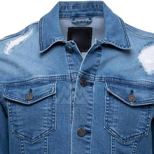 Vestes jeans d'hiver pour hommes fabriqués au Pakistan de qualité supérieure Vestes jeans d'hiver pour hommes vente en gros au design personnalisé - Product Image 6