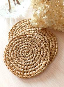 Very Unique High quality Raffia Round <b>Placemats</b> with iron frame from Vietnam's Artisan - Product Image 3