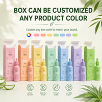 Caja Rígida Reciclable para Tratamiento Facial, con Relieve, Laminado Mate, Forro de Esponja, para Cuidado de la Piel con Aloe Vera, Papel Artístico, Plegable, OEM