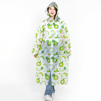 Poncho de pluie camouflage feuille d'érable rouge en PEVA, imperméable, à capuche, pour adultes, vente en gros