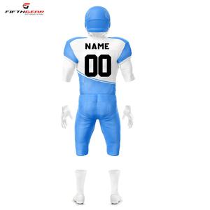 Nouvel arrivage vente en gros d'uniformes de football américain personnalisés brodés pour équipes américaines ensembles de vêtements de sport courts numériques respirants - Product Image 4