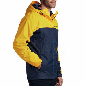 Venta directa de fábrica, chaqueta de lluvia XL para hombre de alta calidad, diseño largo con capucha hecho a medida para invierno, tela de nueva condición - Product Image 4