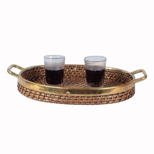 Modern Style Solid Metal Serving Tray High Selling Custom Shape <b>Sweet</b> Or Snacks Serving Tray Tableware Decor - Product Image 3