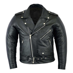 Stylish Premium <b>Men's</b> Cow Skin <b>Jacket</b> Hooded Waterproof Windproof Durable Canvas Design <b>Bikers</b> Fashion High Quality Comfortable - Product Image 1
