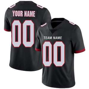 Camiseta de Fútbol Americano Personalizada para Adultos, Alta Calidad, 100% Poliéster, Transpirable, Secado Rápido, Impresión por Sublimación, Costuras - Product Image 3