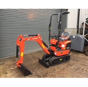Mini-excavatrice Kubota KX008 en gros, micro-excavatrice de 1 tonne, petite excavatrice sur chenilles pour travaux de jardinage et agricoles - Product Image 4