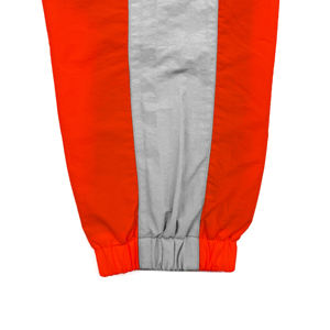 OEM Men's Casual <b>Nylon</b> <b>Track</b> <b>Pants</b> Lightweight Windbreaker with Drawstring Waist and Logo Screen Print Washed Joggers - Product Image 5