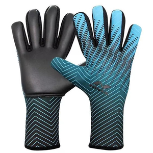 Gants de football professionnel personnalisés de haute qualité tissu respirant caoutchouc souple Contact Latex vente en gros de gants de gardien de but - Product Image 1