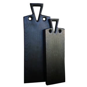 Premium Prisma Designs Blanc Marbre Planche à découper en bois naturel Tapis de boisson géométrique bicolore personnalisé OEM/ODM 2.0cm d'épaisseur - Product Image 4