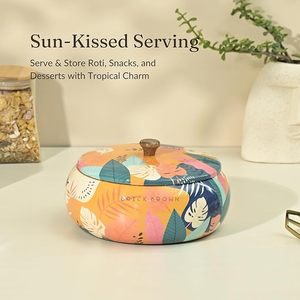 Caja de Madera de Alta Calidad para Chapati con Tapa Tallada para una Atractiva Presentación en la Mesa del Comedor, Caja de Madera Multiusos para Chapatis - Product Image 4