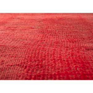 Alfombra de Lana Nayaab de Gran Tamaño 9x12, Color Rojo y Naranja Clásico, Tejido Plano para Entrada del Hogar -Paem-887 - Product Image 3