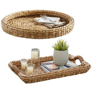 ¡OFERTA CALIENTE! Bandeja de algas marinas tejida a mano 2023, superventas al por mayor, para cocina, comedor, hotel, hogar, restaurante - Product Image 1