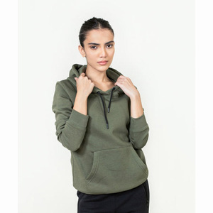 Vente en gros 2025 personnalisé respirant 100% coton sweats à capuche pour femmes style décontracté hiver logo à capuche avant fabriqué au Pakistan - Product Image 4