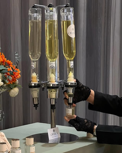 Nước hoa Máy bán hàng tự động 6 đầu nước hoa thanh nước hoa disperser đứng 6 chai 375ml/500ml Thiết kế quay Máy chiết rót - Product Image 3