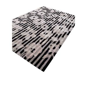 Hacienda Floral & Striped <b>Hand</b> <b>Tufted</b> Wool & Viscose <b>Rug</b> Tra-14895 Rectangular Plush for Home Living Room or Hallway - Product Image 2