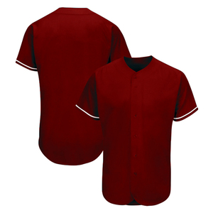 Ropa Deportiva de Béisbol y Sóftbol al por Mayor, Transpirable, con Cuello en V, de Poliéster, de Alta Calidad, Personalizable, para Entrenamiento al Aire Libre - Product Image 4